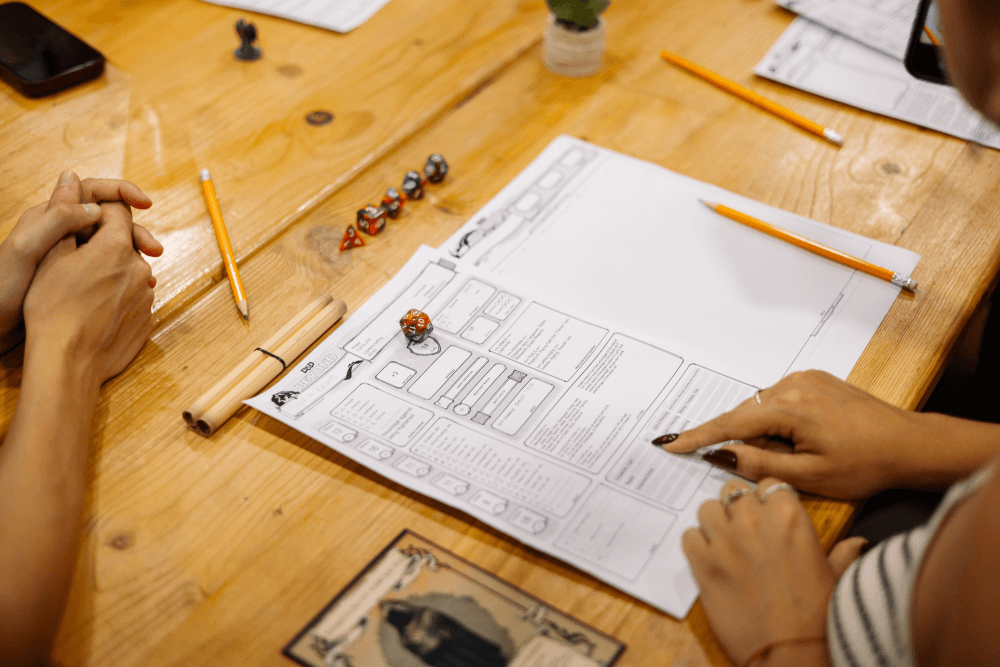 Лист на герой за Dungeons & Dragons