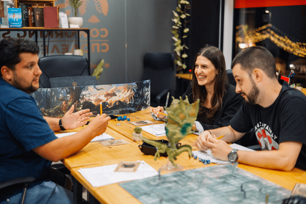 Разговор край игровата маса на Dungeons & Dragons Варна